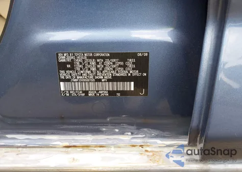 2009 Toyota Rav4 из США, поврежденный, VIN JTMBF33V095001505